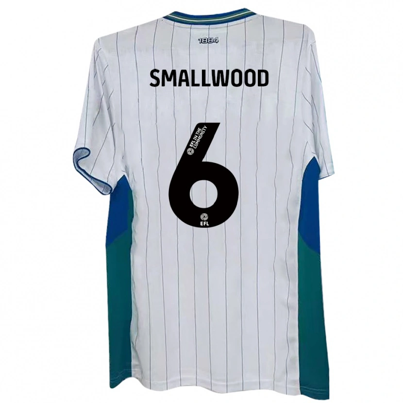 Danxen Mujer Camiseta Richard Smallwood #6 Blanco Verde Azul 1ª Equipación 2025/26 La Camisa México