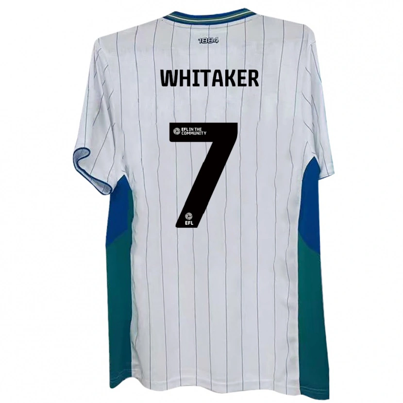 Danxen Mujer Camiseta Charlie Whitaker #7 Blanco Verde Azul 1ª Equipación 2025/26 La Camisa México