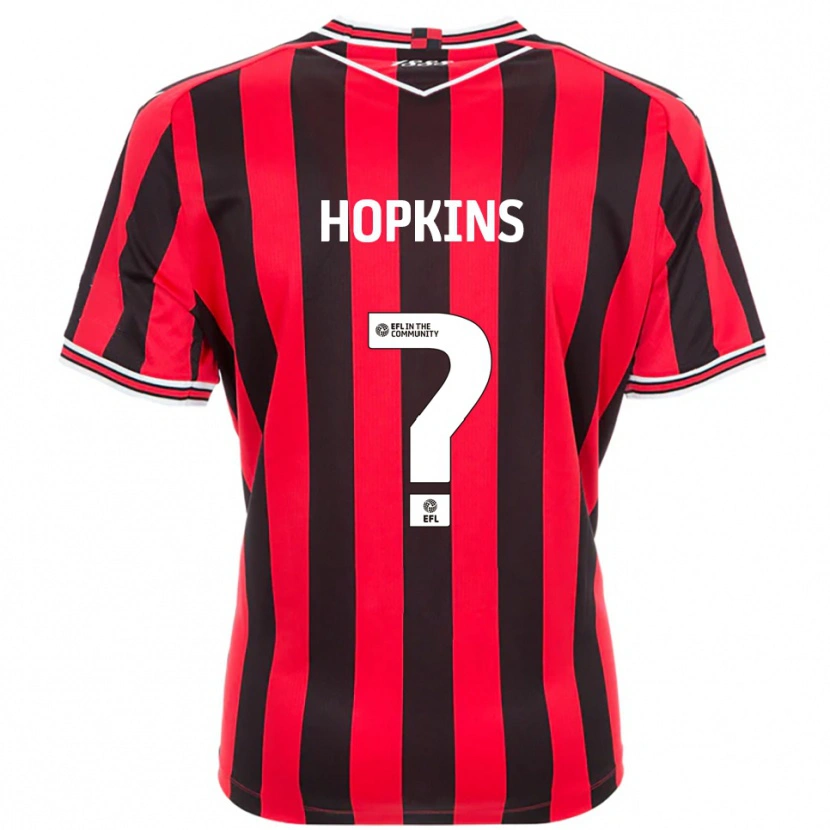 Danxen Mujer Camiseta Leila Hopkins #0 Rojo Negro 1ª Equipación 2025/26 La Camisa México