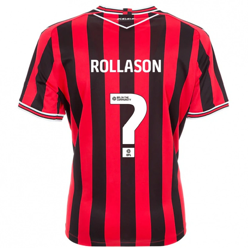 Danxen Mujer Camiseta Amy Rollason #0 Rojo Negro 1ª Equipación 2025/26 La Camisa México