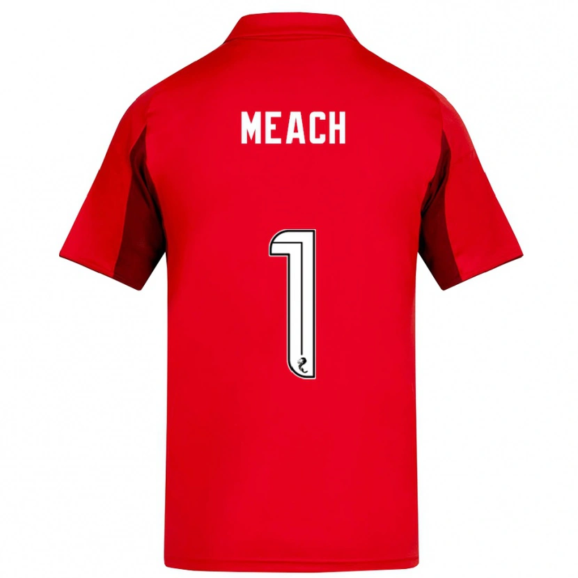 Danxen Mujer Camiseta Aaliyah-Jay Meach #1 Rojo Borgoña 1ª Equipación 2025/26 La Camisa México