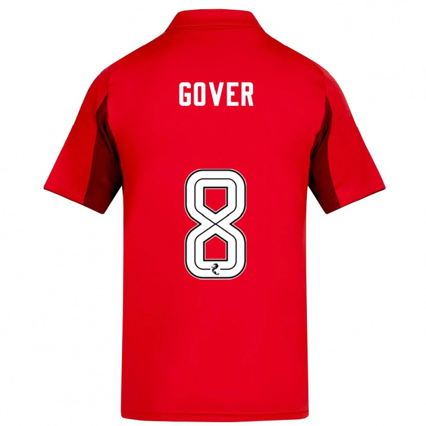 Danxen Mujer Camiseta Chloe Gover #8 Rojo Borgoña 1ª Equipación 2025/26 La Camisa México