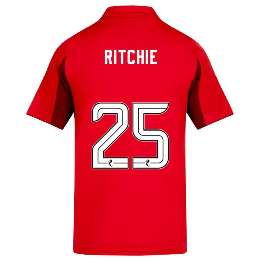 Danxen Mujer Camiseta Tom Ritchie #25 Rojo Borgoña 1ª Equipación 2025/26 La Camisa México