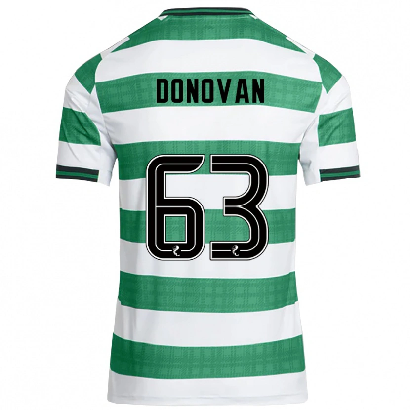 Danxen Mujer Camiseta Colby Donovan #63 Verde Blanco 1ª Equipación 2025/26 La Camisa México