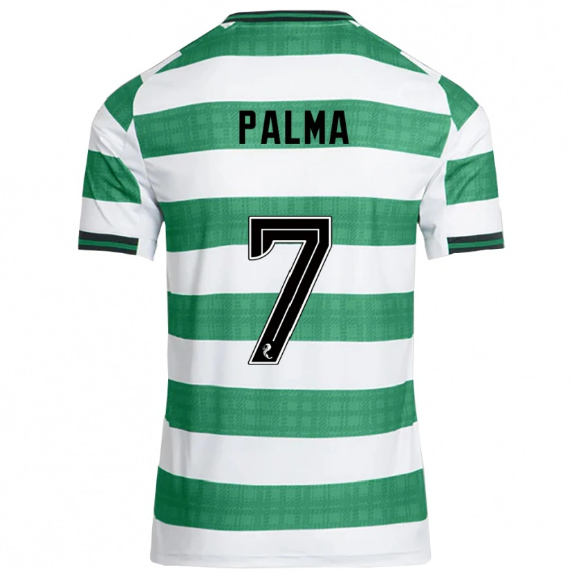 Danxen Mujer Camiseta Luis Palma #7 Verde Blanco 1ª Equipación 2025/26 La Camisa México