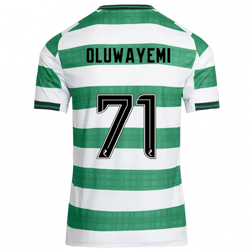 Danxen Mujer Camiseta Tobi Oluwayemi #71 Verde Blanco 1ª Equipación 2025/26 La Camisa México
