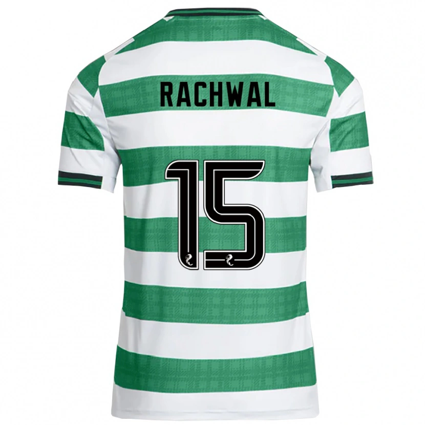 Danxen Mujer Camiseta Robert Rachwal #15 Verde Blanco 1ª Equipación 2025/26 La Camisa México