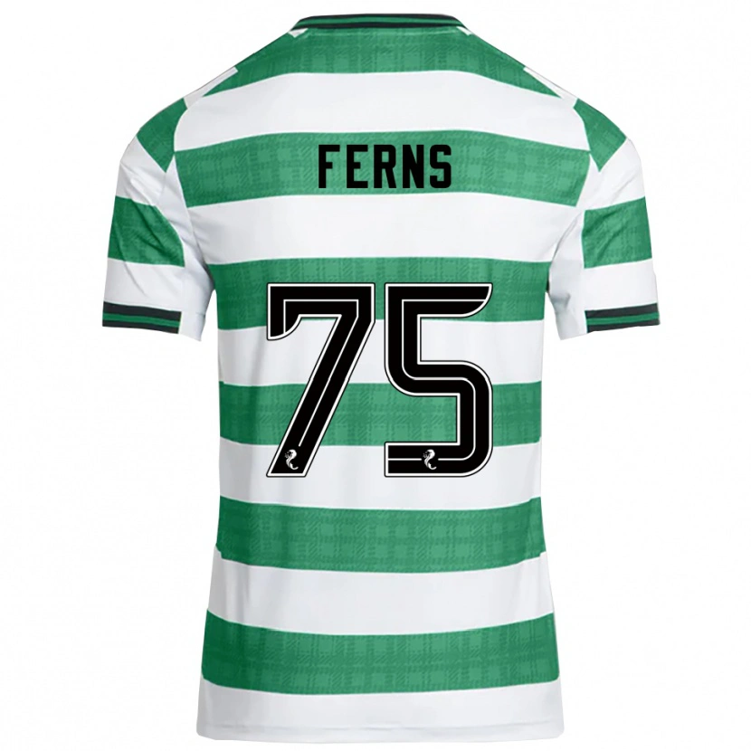 Danxen Mujer Camiseta Ronan Ferns #75 Verde Blanco 1ª Equipación 2025/26 La Camisa México