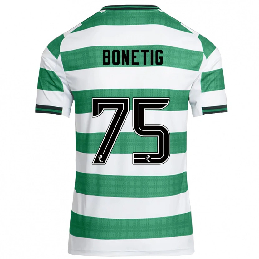 Danxen Mujer Camiseta Liam Bonetig #75 Verde Blanco 1ª Equipación 2025/26 La Camisa México