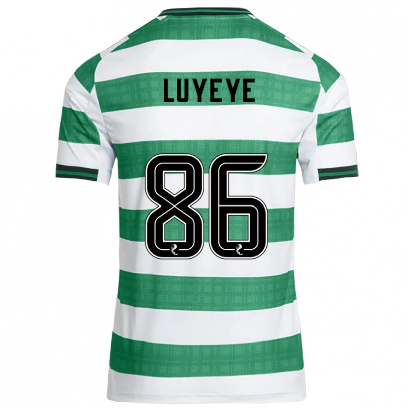 Danxen Mujer Camiseta Benny-Jackson Luyeye #86 Verde Blanco 1ª Equipación 2025/26 La Camisa México