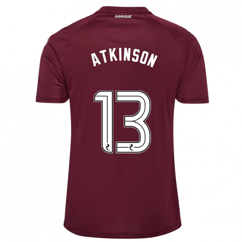 Danxen Mujer Camiseta Nathaniel Atkinson #13 Borgoña Blanco 1ª Equipación 2025/26 La Camisa México