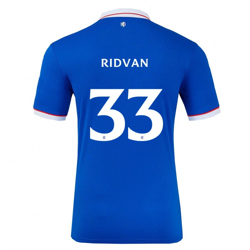 Danxen Mujer Camiseta Rıdvan Yılmaz #33 Azul Blanco 1ª Equipación 2025/26 La Camisa México