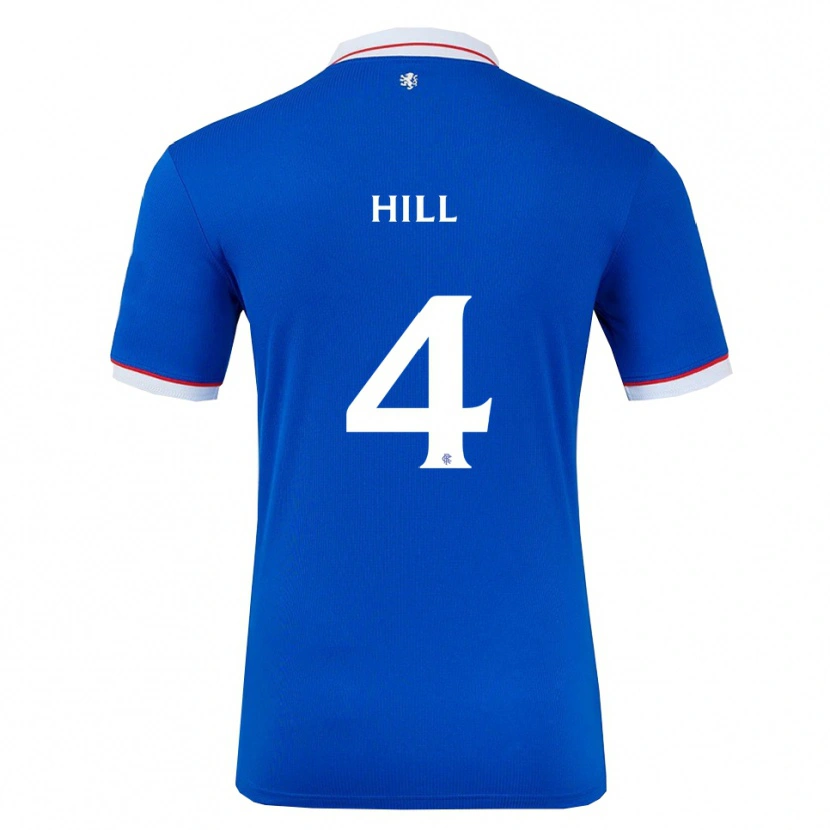 Danxen Mujer Camiseta Kathryn Hill #4 Azul Blanco 1ª Equipación 2025/26 La Camisa México