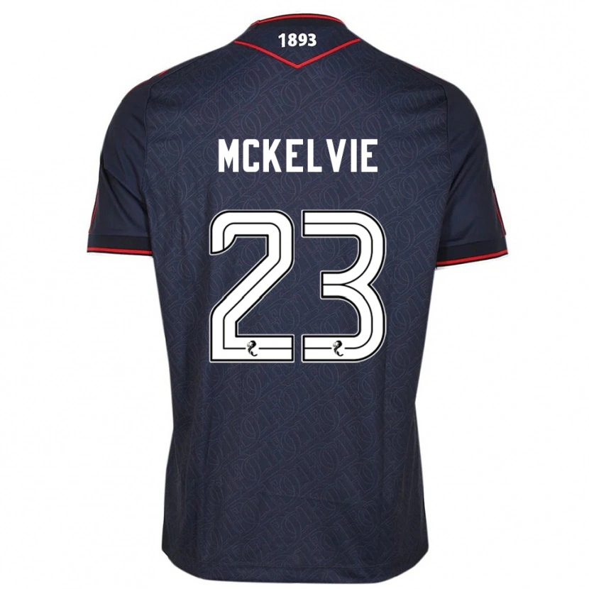 Danxen Mujer Camiseta Lewis Mckelvie #23 Azul Marino Blanco 1ª Equipación 2025/26 La Camisa México