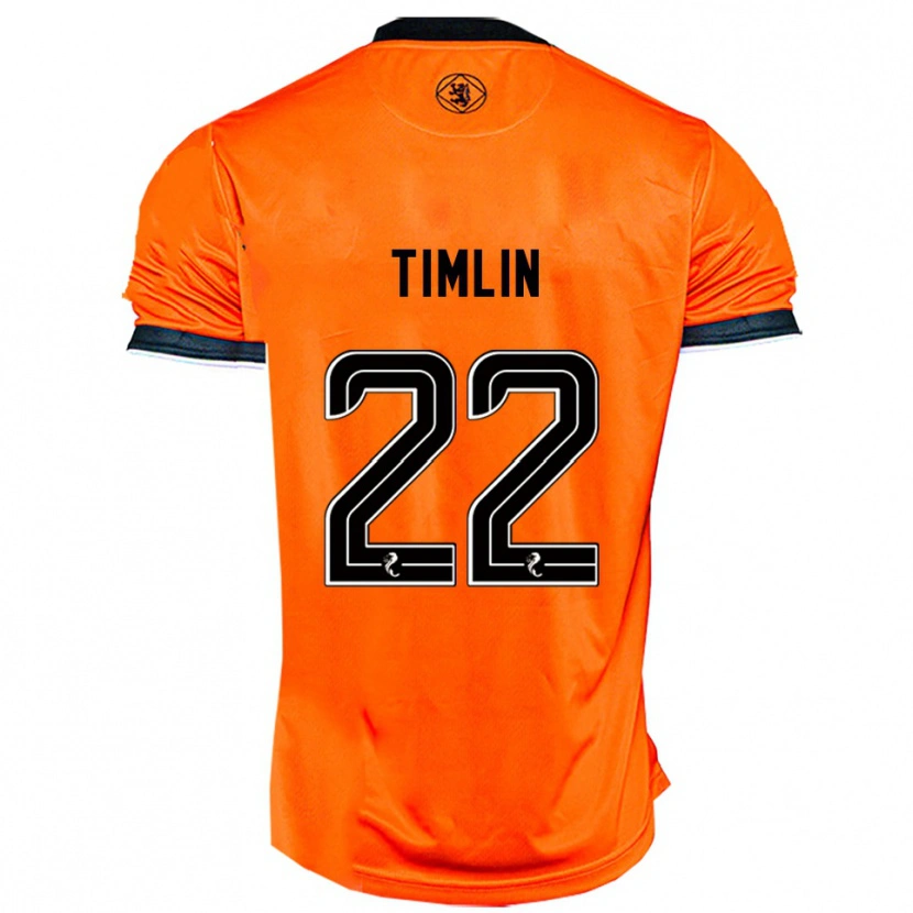 Danxen Mujer Camiseta Sophie Timlin #22 Naranja Negro 1ª Equipación 2025/26 La Camisa México
