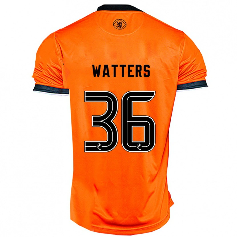 Danxen Mujer Camiseta Max Watters #36 Naranja Negro 1ª Equipación 2025/26 La Camisa México