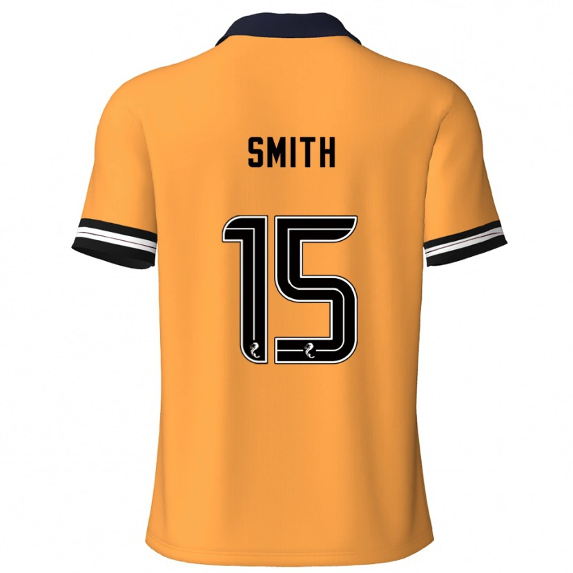 Danxen Mujer Camiseta Lewis Smith #15 Amarillo Negro 1ª Equipación 2025/26 La Camisa México