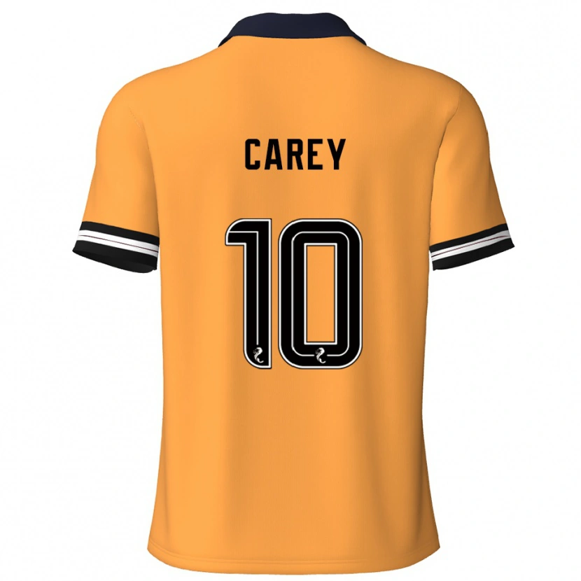 Danxen Mujer Camiseta Graham Carey #10 Amarillo Negro 1ª Equipación 2025/26 La Camisa México
