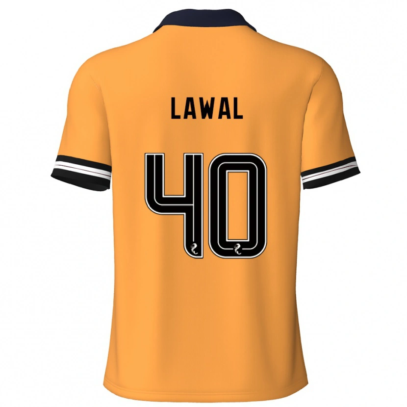 Danxen Mujer Camiseta Samson Lawal #40 Amarillo Negro 1ª Equipación 2025/26 La Camisa México