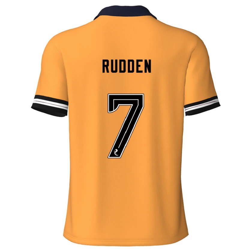 Danxen Mujer Camiseta Zak Rudden #7 Amarillo Negro 1ª Equipación 2025/26 La Camisa México