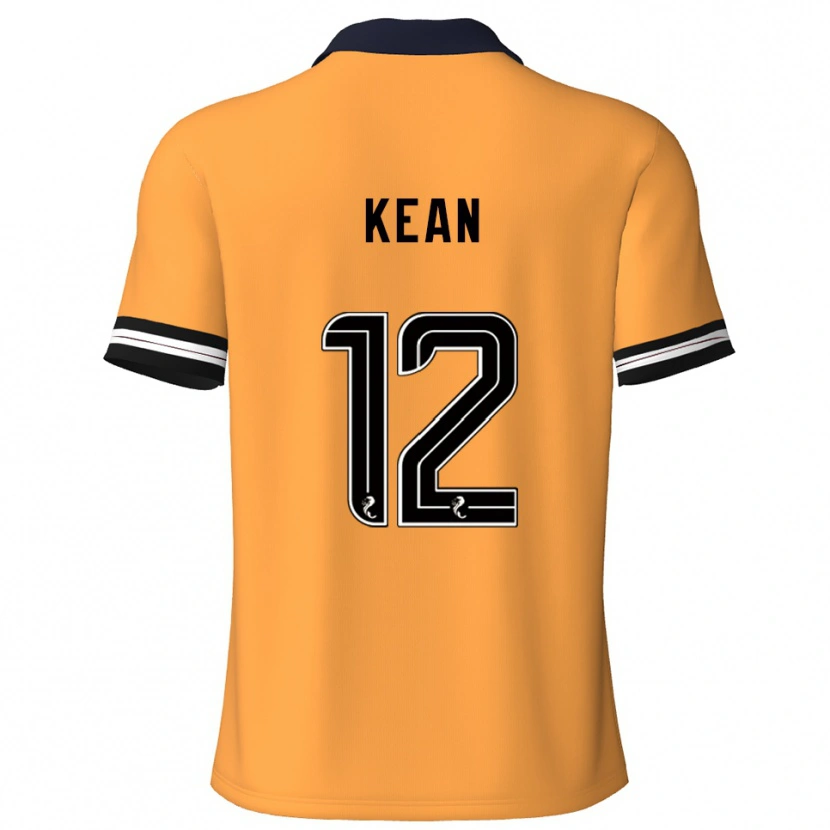 Danxen Mujer Camiseta Chloe Kean #12 Amarillo Negro 1ª Equipación 2025/26 La Camisa México