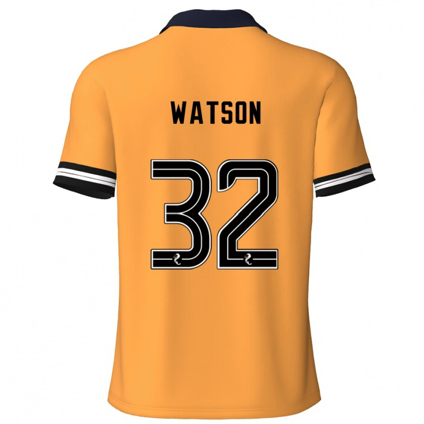 Danxen Mujer Camiseta Ashley Watson #32 Amarillo Negro 1ª Equipación 2025/26 La Camisa México
