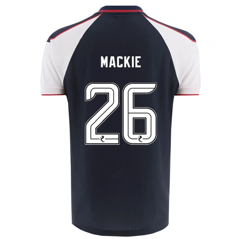 Danxen Mujer Camiseta Sean Mackie #26 Azul Marino Blanco 1ª Equipación 2025/26 La Camisa México