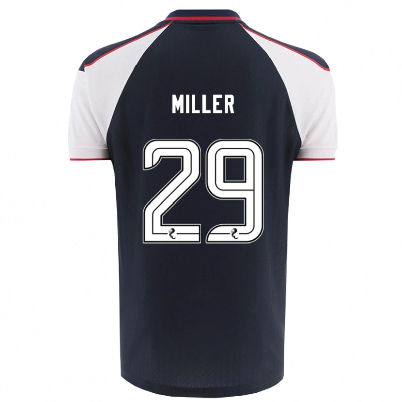 Danxen Mujer Camiseta Calvin Miller #29 Azul Marino Blanco 1ª Equipación 2025/26 La Camisa México