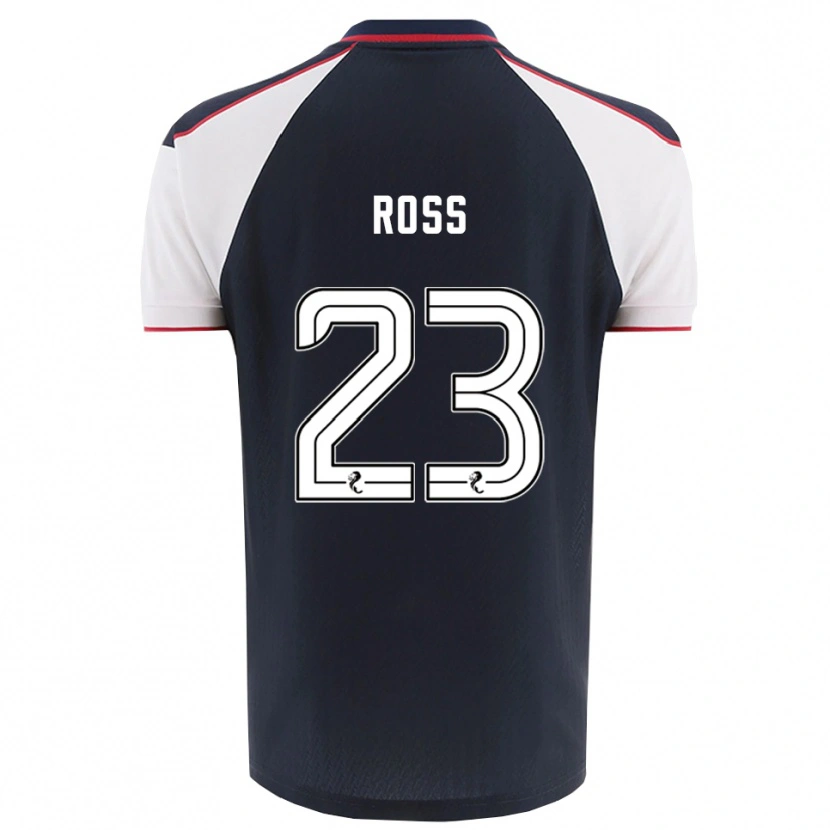 Danxen Mujer Camiseta Ethan Ross #23 Azul Marino Blanco 1ª Equipación 2025/26 La Camisa México