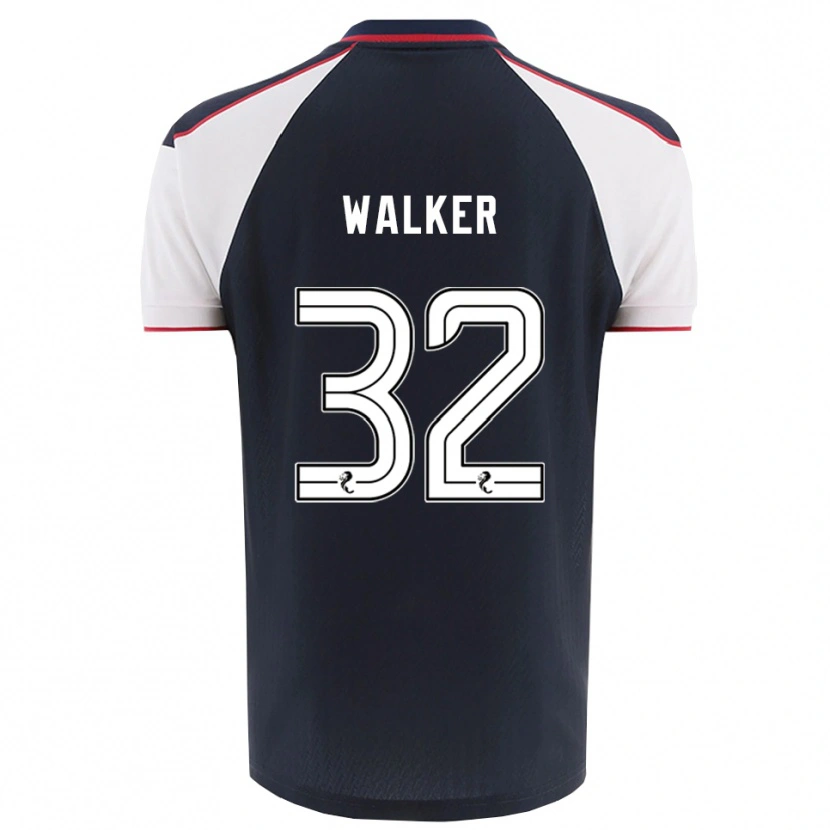 Danxen Mujer Camiseta Rhys Walker #32 Azul Marino Blanco 1ª Equipación 2025/26 La Camisa México