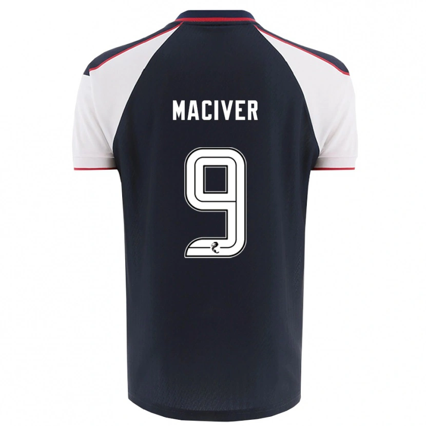Danxen Mujer Camiseta Ross Maciver #9 Azul Marino Blanco 1ª Equipación 2025/26 La Camisa México