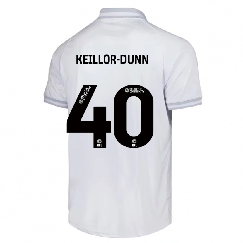 Danxen Mujer Camiseta Davis Keillor-Dunn #40 Blanco Gris Negro 2ª Equipación 2025/26 La Camisa México