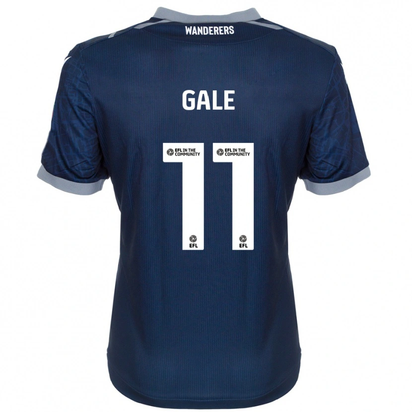 Danxen Mujer Camiseta Thierry Gale #11 Azul Marino Gris 2ª Equipación 2025/26 La Camisa México