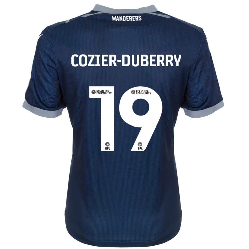 Danxen Mujer Camiseta Amario Cozier-Duberry #19 Azul Marino Gris 2ª Equipación 2025/26 La Camisa México