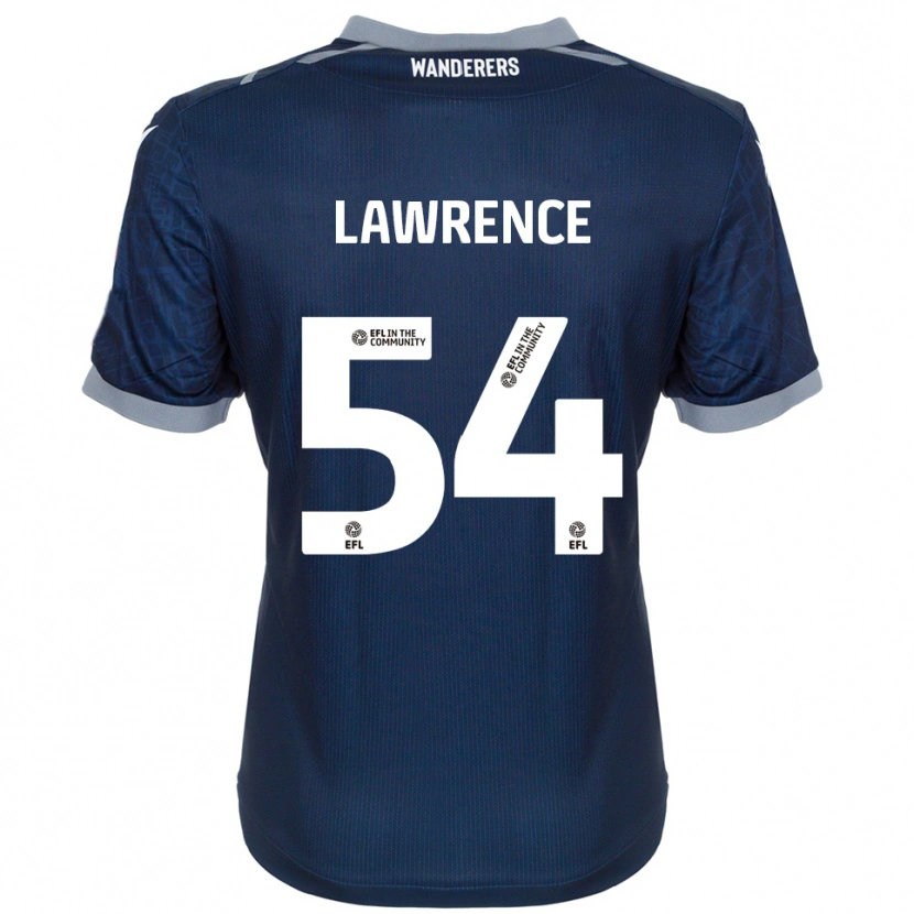 Danxen Mujer Camiseta Daeshon Lawrence #54 Azul Marino Gris 2ª Equipación 2025/26 La Camisa México
