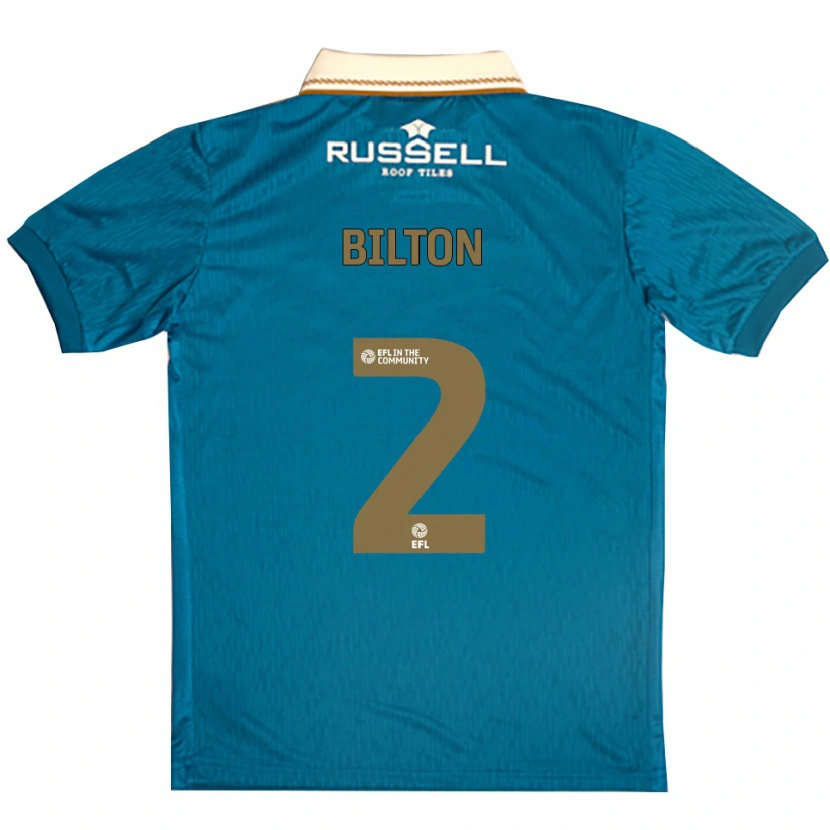 Danxen Mujer Camiseta Kye Bilton #2 Celeste Blanco 2ª Equipación 2025/26 La Camisa México