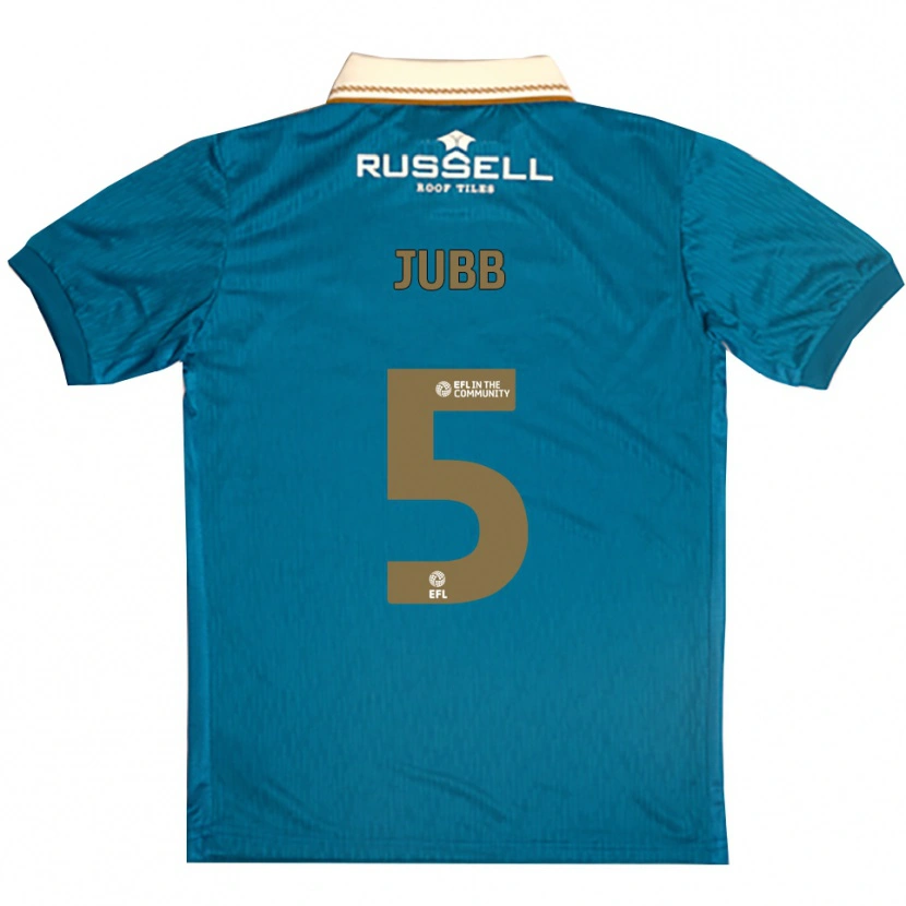 Danxen Mujer Camiseta Katie Jubb #5 Celeste Blanco 2ª Equipación 2025/26 La Camisa México