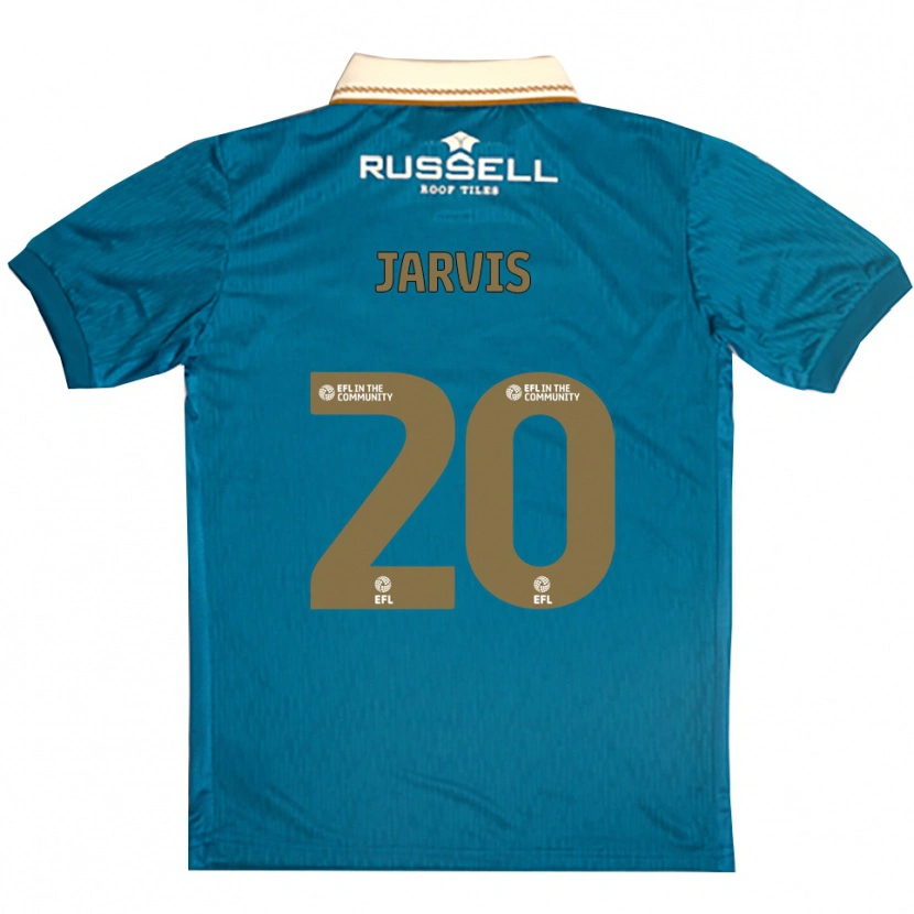 Danxen Mujer Camiseta Charlotte Jarvis #20 Celeste Blanco 2ª Equipación 2025/26 La Camisa México