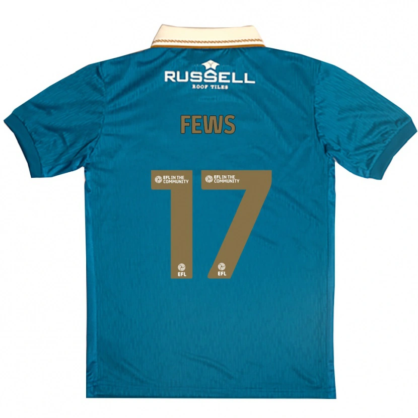 Danxen Mujer Camiseta Maddie Fews #17 Celeste Blanco 2ª Equipación 2025/26 La Camisa México