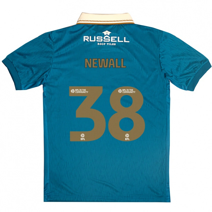 Danxen Mujer Camiseta Jack Newall #38 Celeste Blanco 2ª Equipación 2025/26 La Camisa México