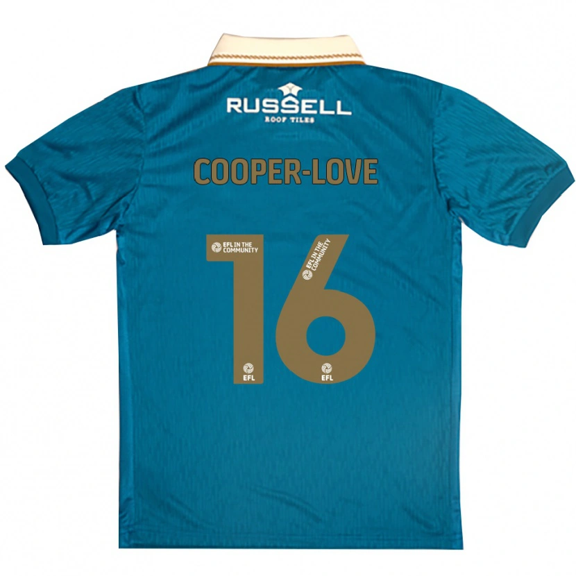 Danxen Mujer Camiseta Jack Cooper-Love #16 Celeste Blanco 2ª Equipación 2025/26 La Camisa México