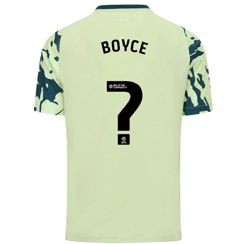Danxen Mujer Camiseta Oliver Boyce #0 Verde Oscuro 2ª Equipación 2025/26 La Camisa México