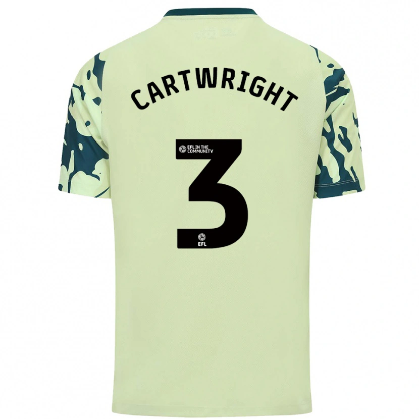 Danxen Mujer Camiseta Logan Cartwright #3 Verde Oscuro 2ª Equipación 2025/26 La Camisa México