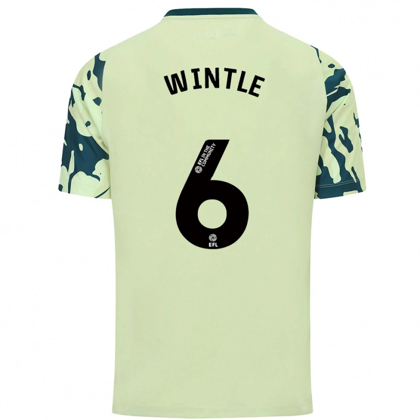 Danxen Mujer Camiseta Ryan Wintle #6 Verde Oscuro 2ª Equipación 2025/26 La Camisa México