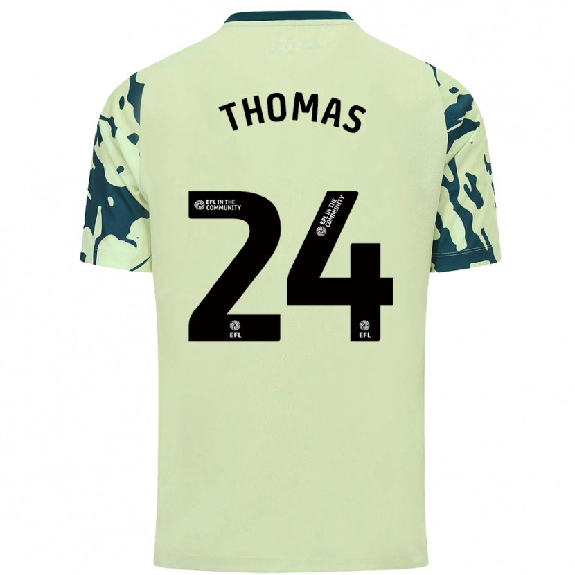 Danxen Mujer Camiseta Seren Thomas #24 Verde Oscuro 2ª Equipación 2025/26 La Camisa México