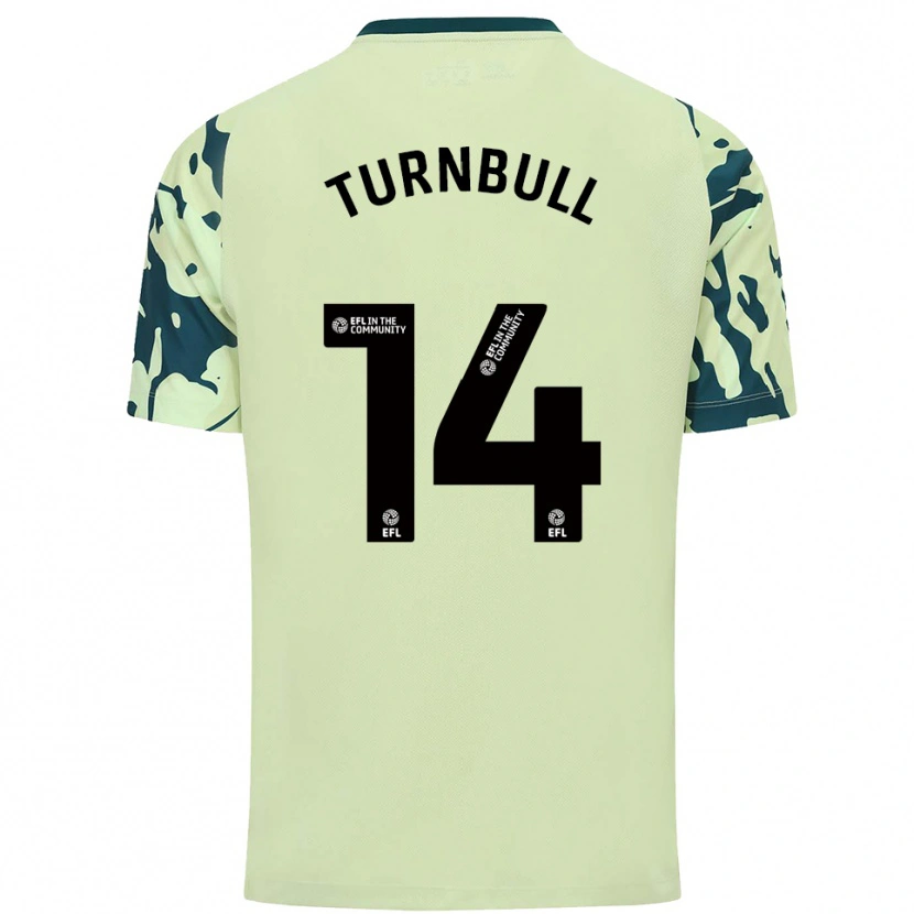 Danxen Mujer Camiseta David Turnbull #14 Verde Oscuro 2ª Equipación 2025/26 La Camisa México
