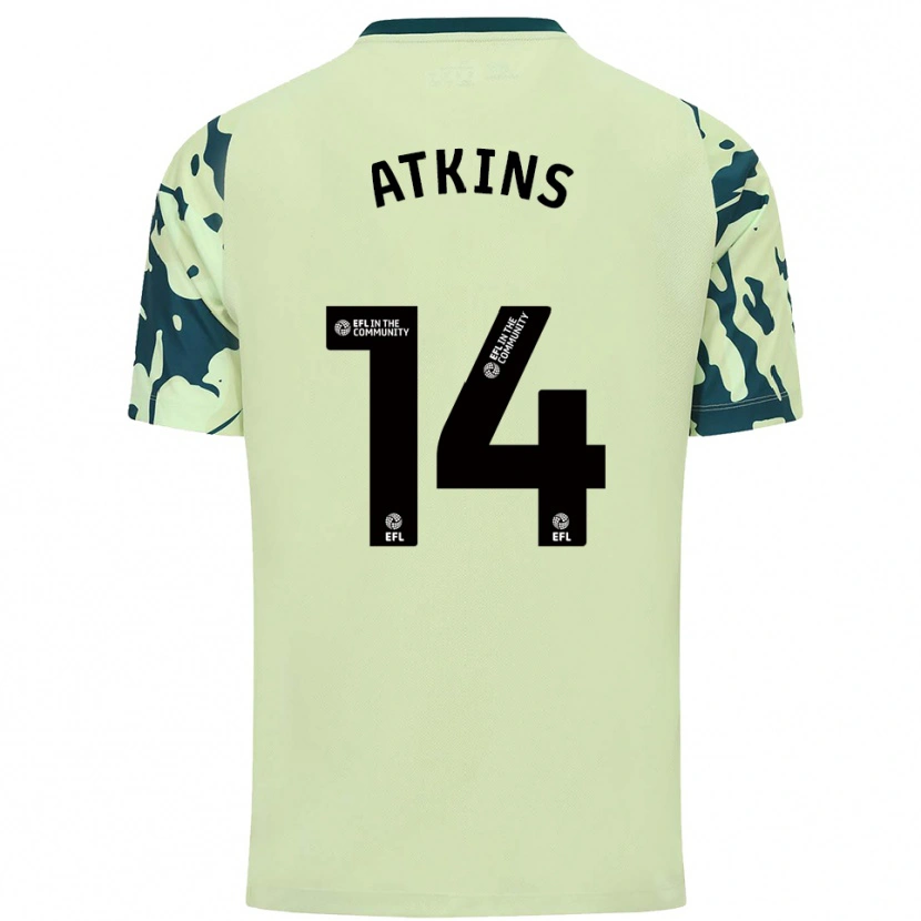 Danxen Mujer Camiseta Zoe Atkins #14 Verde Oscuro 2ª Equipación 2025/26 La Camisa México