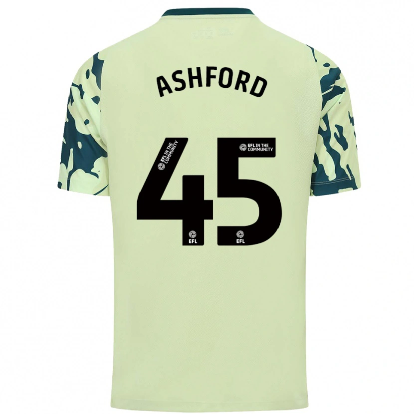 Danxen Mujer Camiseta Cian Ashford #45 Verde Oscuro 2ª Equipación 2025/26 La Camisa México