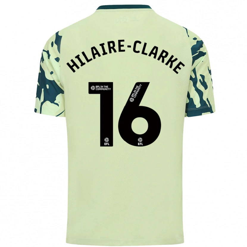 Danxen Mujer Camiseta Riley Hilaire-Clarke #16 Verde Oscuro 2ª Equipación 2025/26 La Camisa México