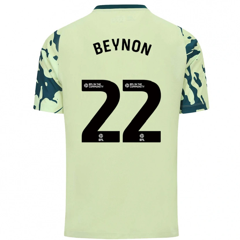 Danxen Mujer Camiseta Emma Beynon #22 Verde Oscuro 2ª Equipación 2025/26 La Camisa México